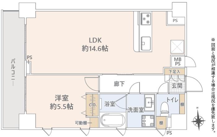 ライオンズマンション京都河原町第3 8 03号室 写真2